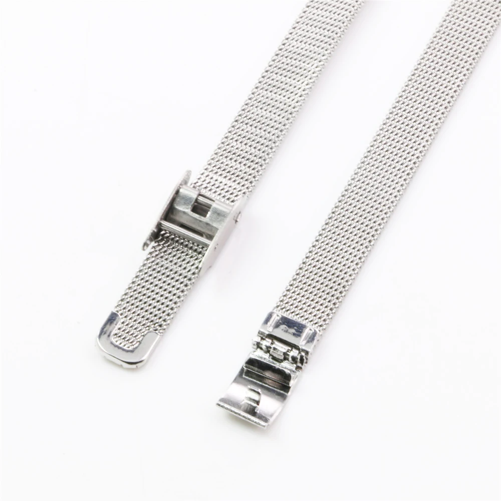 Way deng-женский серебряный Миланский ремешок из нержавеющей стали, ремешок для часов 8 мм, 10 мм, застежка-крючок, браслет, манжета, браслет-Y151