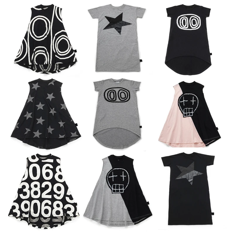 

Nununu 2019 New Summer Girl Dress Maxi 2-10 Years Casual Cotton Dresses For Girls Wedding A-line Kids Dress Girls Party Clothing