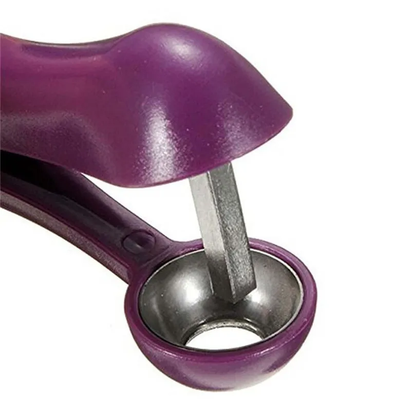 VOGVIGO Cherry Pitter Cherries Clips Seed Remover Purple Plastic Cherry Kernels Kitchen Fuits& Vegetables Tools Cutter