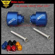 Логотип "CBR" мотоциклетные рукоятки заканчивается наконечники велосипедного руля шапки руль для Honda CB919 CB 919 2002-2007 2003 2004 2005 2006