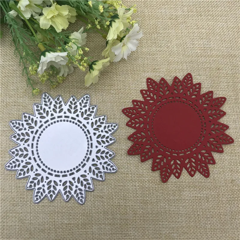 

Leaf frame decoration Metal Cutting Dies Stencil for DIY Scrapbooking Photo Album Embossing Paper Cards Crafts Die cuts