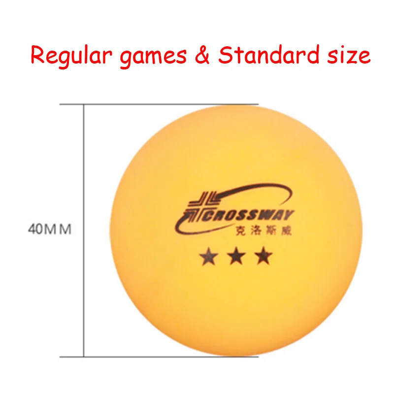 crossway table tennis balls professional ping pong ball 6 pcs box ping pong ball size