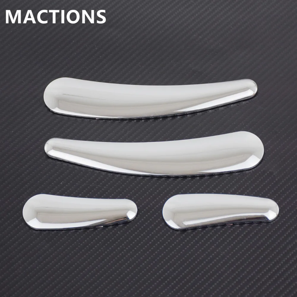 

Motorcycle 4Pcs Chrome Swingarm Frame Insert Set For Harley Softail FLS FLSTN FXSTC 2008-17 09 10 11 12