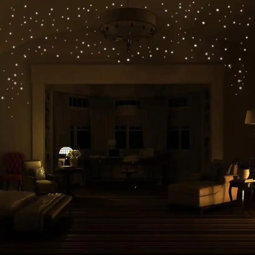 2018 New Glow In The Dark Star Wall Stickers 407pcs Round Dot