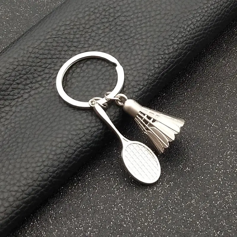 Creative badminton racket keychain Badminton personality Simulation pendant Small gifts YSK041 | Украшения и аксессуары