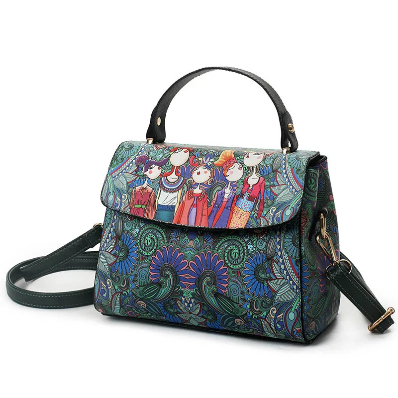 Delle Di Spalla Nuovo Giovane Marca Borsa Carattere Donne Signore Lusso Arrivo Cuoio Sacchetti Progettista Verde Bolsas Tote Donna Femininas Del YYwfq5