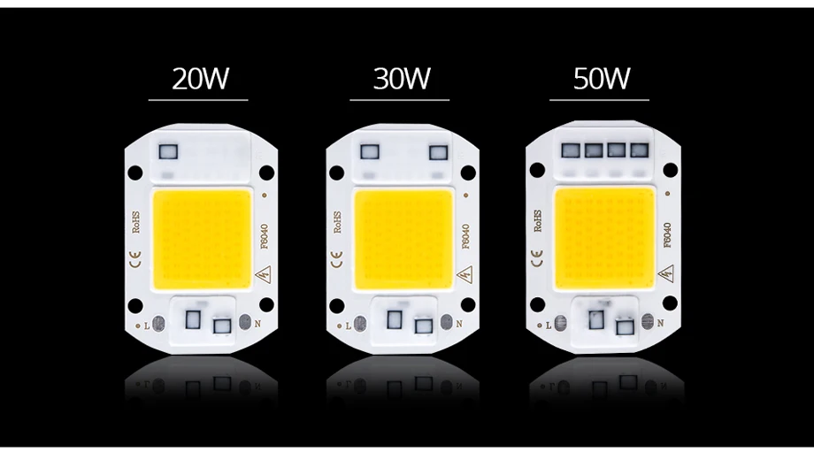 50 Вт 30 Вт 20 Вт светодиодный COB Чип лампы свет 220 В 110 В DIY умный IC завод полный спектр светодиодный промышленная лампа для помещений растение рассады цветок растут