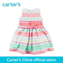 1 pcs bébé enfants enfants À Rayures Satin Robe de Carter 251G346, vendu par Carter de Chine boutique officielle