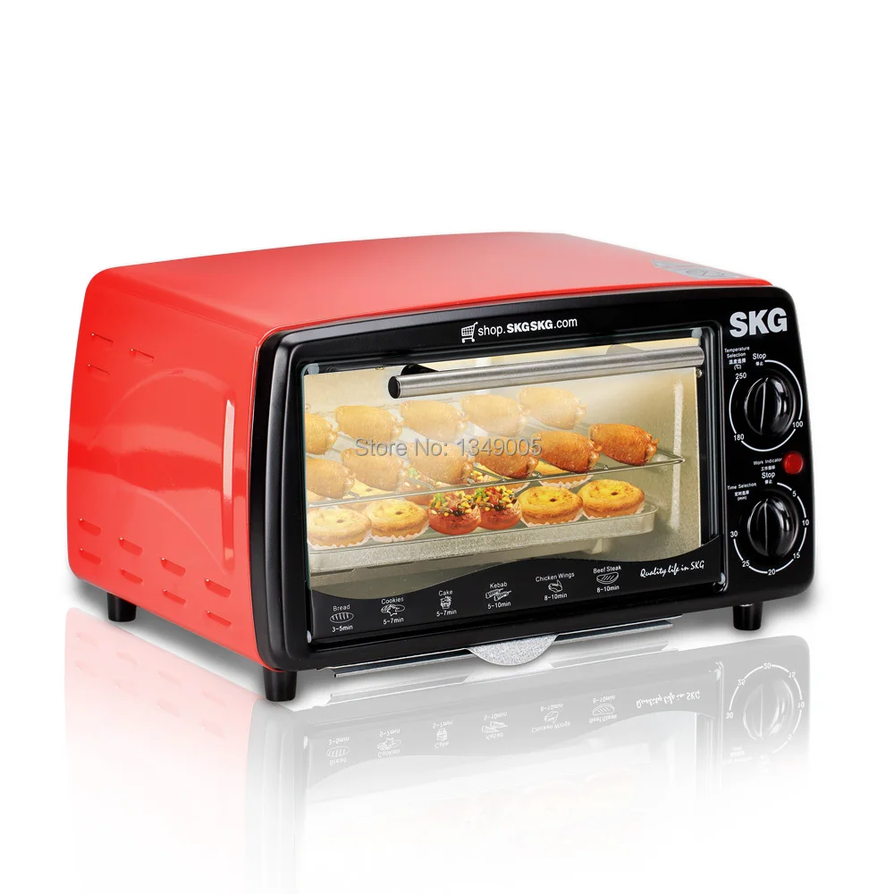 Brand New 12L 650w 220V Electric Toaster Oven w/30 Minute Timer/Toast Grill for Home Caravan SKG