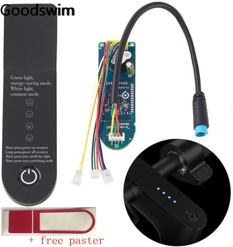 

Xiaomi Scooter Accessories Dashboard for XIAOMI MIJIA M365 M187 Electric Scooter Xiaomi M365 Parts Skateboard BT Switch Board