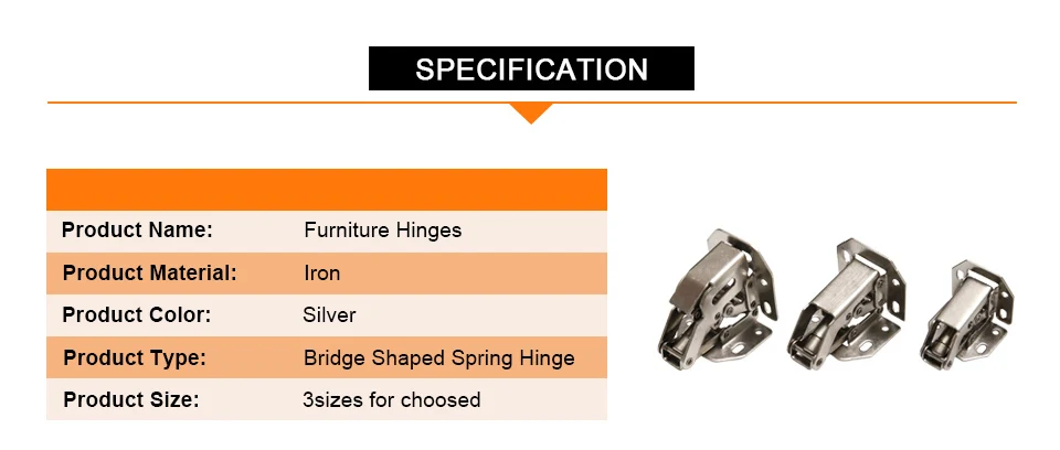 Шарнир гидравлического шкафа без сверления отверстия в форме моста пружинный мебельный шарнир 3/4/4,5 дюймов дверная петля для мебельного шкафа