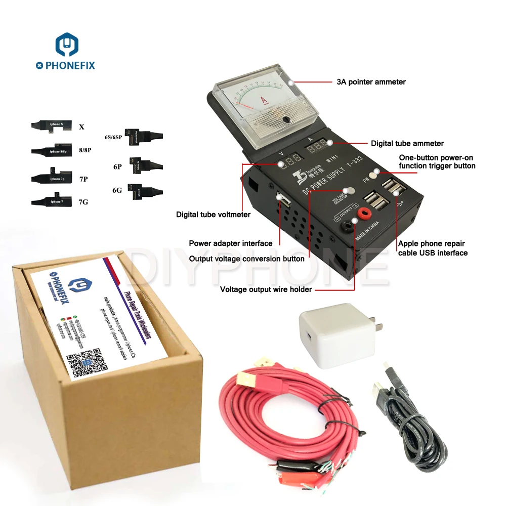 I Power Plus T 333 110В 240В Мини цифровой вольтметр постоянного тока выделенный USB источник
