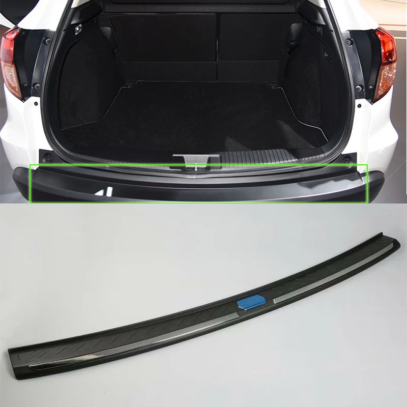

New Products Plastic Rear Bumper Foot Plate For HONDA 2015 VEZEL/HR-V Car Protective