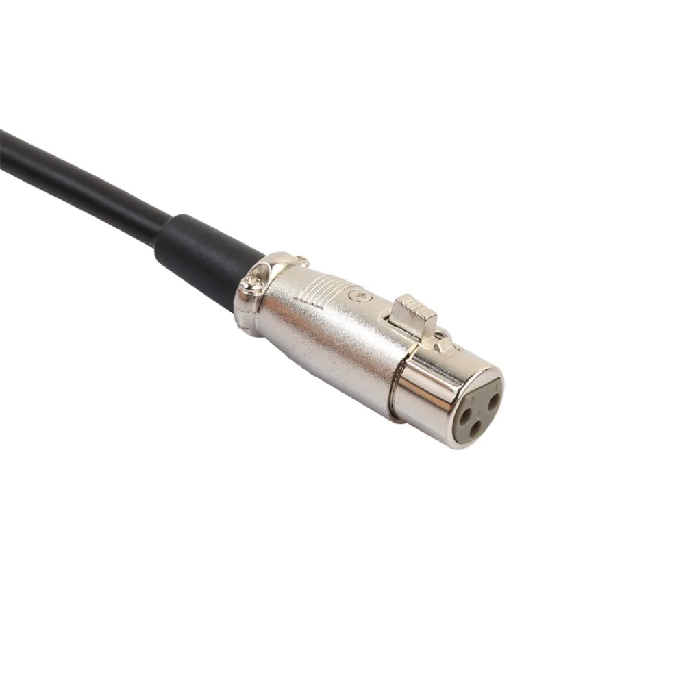 REXLIS микрофонный кабель 6 35 мм Jack Male XLR 3PIN Женский аудио адаптер Кабели шнур линии