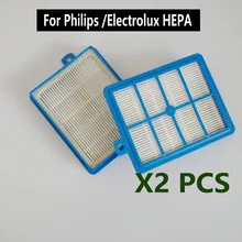 2x hepa фильтр для Electrolux Philips Пылесосы для автомобиля фильтром hf1 h12 el4050a el4050b, el4100a el6986a el012a efh13 efh12