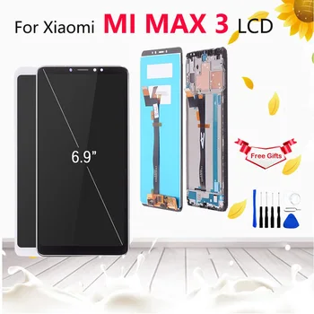 

6.9" Original LCD for Xiaomi Mi Max 3 Display Screenwith Frame Mi Max3 LCD Digitizer Assembly Replacement parts+tools