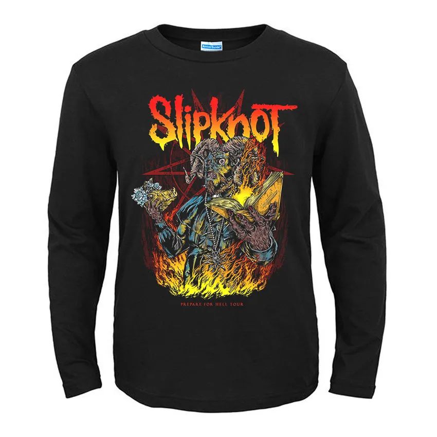 22 дизайна американская группа Slipknot рок черная футболка Полный Длинный Рукав Рубашка тяжелый трэш Металл хлопок camiseta Панк Рокер уличная одежда - Цвет: 20