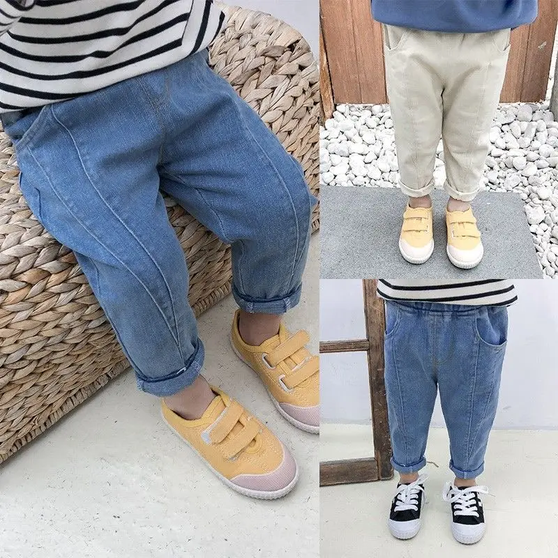 

Little Boys Jeans 2019 New Spring Autumn Children Long Pants Kids Denim Pants Child Clothes Boys Clothing