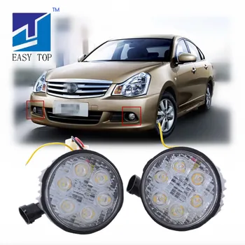 

Front Car DRL LED Fog Lamp Light For Nissan SYLPHY Patrol Versa Tiida