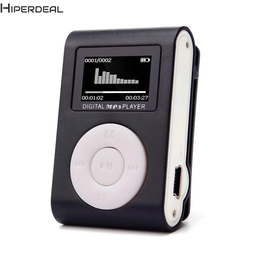 

Hiperdeal Music Player Mini USB Clip MP3 Player LCD Screen Support 32GB 5 Colors Micro SD TF Card Mp3 Players 17Dec13 Drop Ship