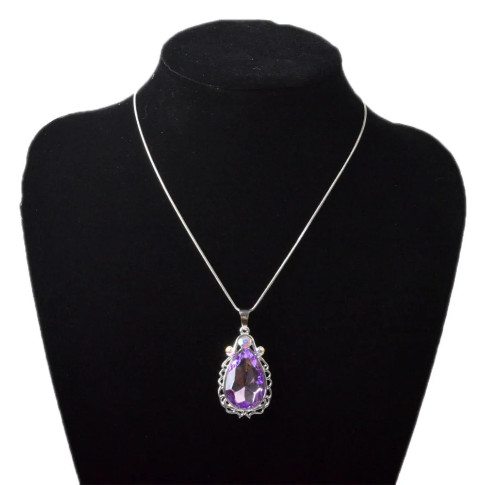 Новое ожерелье принцессы Sofias Amulet с подарочной коробкой розовое детское овальное