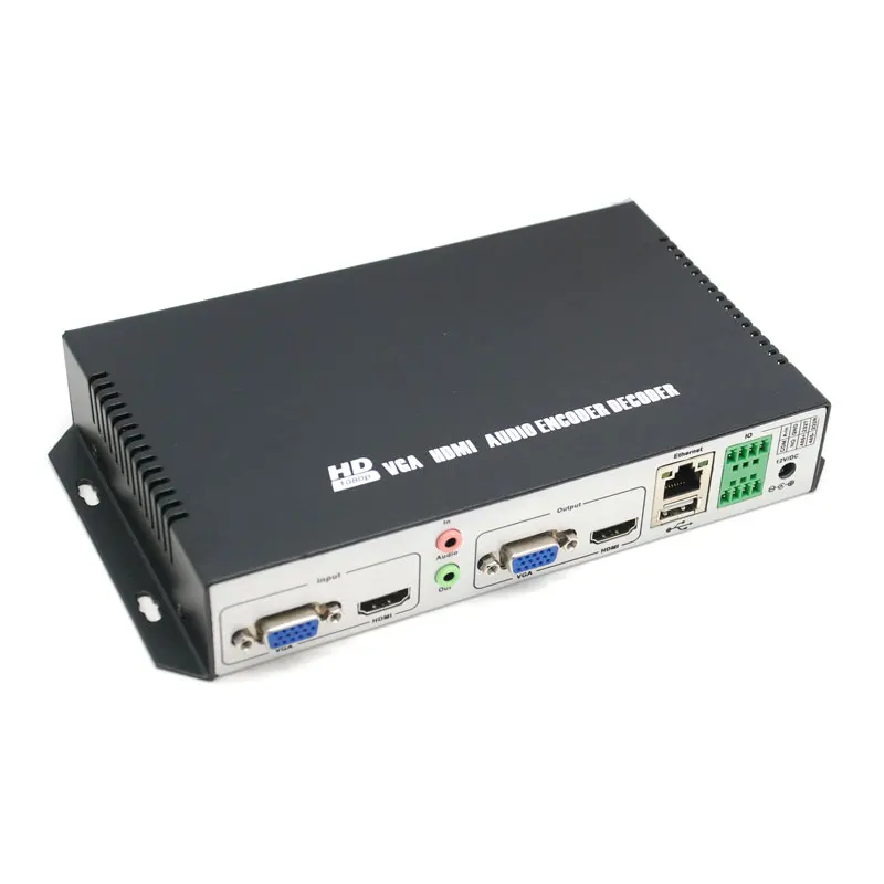 ZY-EDHV101 H.264 HDMI VGA HD 1080p кодер-декодер ip потоковая прямая трансляция поддержка HLS onvif UDP RTP для Facebook YouTube