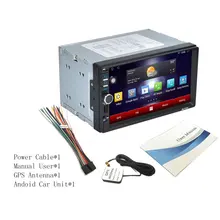 RK-7721A Profesional 7 Pulgadas HD 1024*600 Pantalla Capacitiva 7 Luz Colorida Función de DVD Del Coche Reproductor de MP3 Android5.1.1