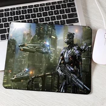 

Mairuige Robot World Wallpaper Art Printing Mousepad Pc Computer Mini Table Desk Mat for Decorate Mouse Keyboard Mouse Pad Mat