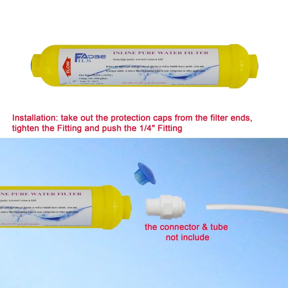 Inline KDF filter installation