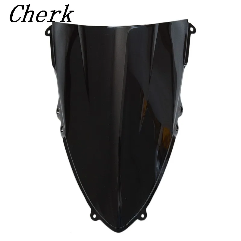 New ABS Motorcycle Double Bubble Windscreen Windshield Shield for Ducati 899 1199 Panigale 12-15 Black license plate bracket