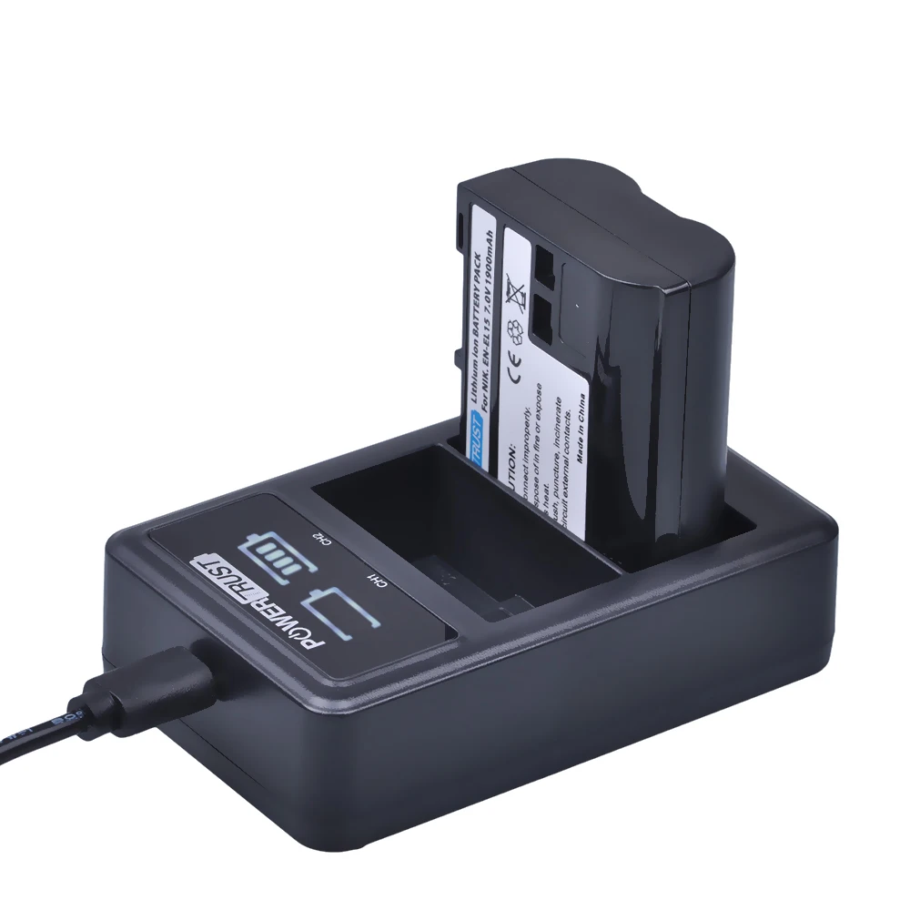 Двойное зарядное устройство USB для Nikon D600 D610 D600E D800 D800E D810 D7000 D7100 D7200|Цифровые