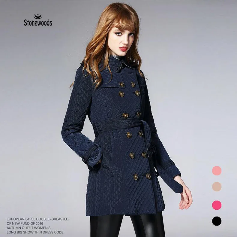 Winter Jacket Women Basic Coats Plus Size Women Clothing Ladies Coats Diamond lattice Ukraine Winter Coat Womens Quilted Coat