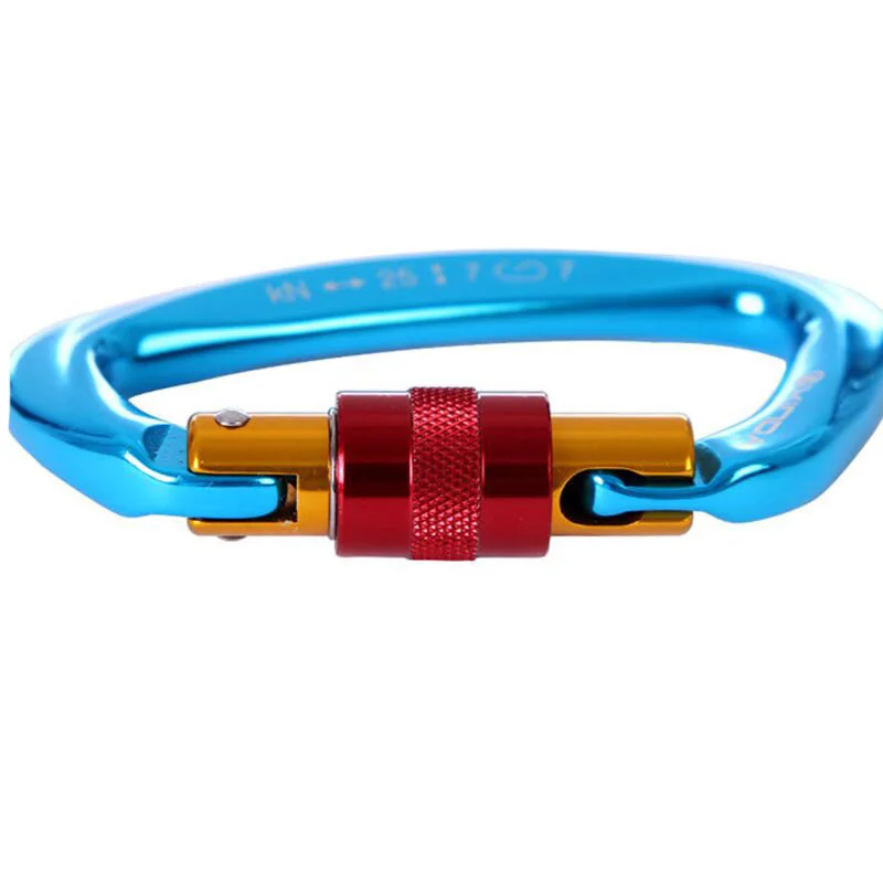 Professional Safety Master Lock D Buckle Climbing Lock Carabiner Rock Buckle Equipment for Climbing