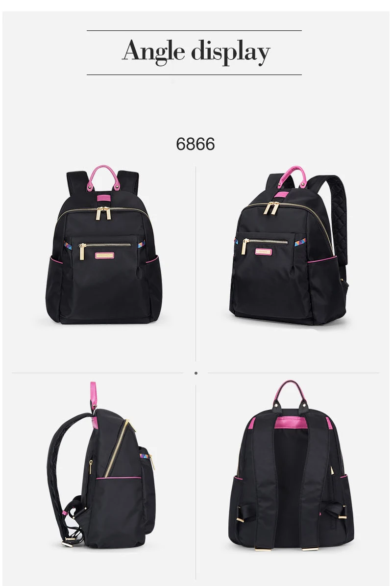 Hanke mochila feminina moda design à prova