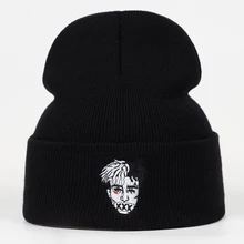 Высокое качество xxxtentacion дреды повседневные шапочки для мужчин и женщин модная вязанная зимняя шапка хип-хоп Skullies кепки головные уборы Gorron