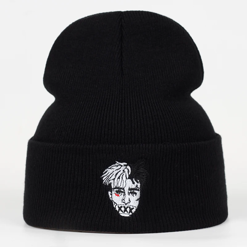 

High Quality xxxtentacion Dreadlocks Casual Beanies For Men Women Fashion Knitted Winter Hat Hip hop Skullies cap Hats Gorron