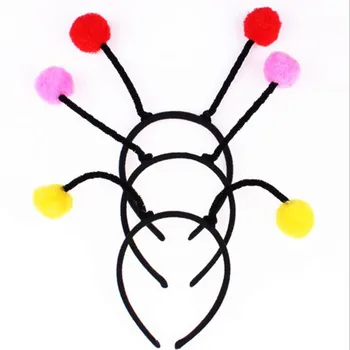 

Kids Adults Bee Ladybug Ant Tentacle Headband Antenna Hairbands Hair Accessories Halloween Party Favor