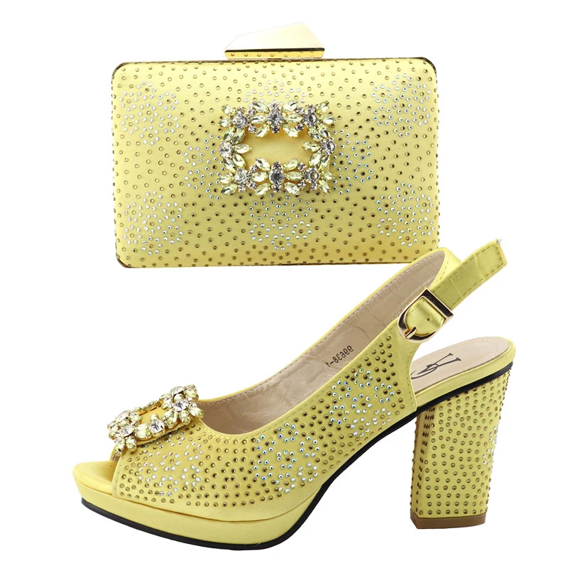 

Fashion new african shoe and bag matching italy shoe and bag set stones shoes bag gold new shoes and bag matching set SB8298-1