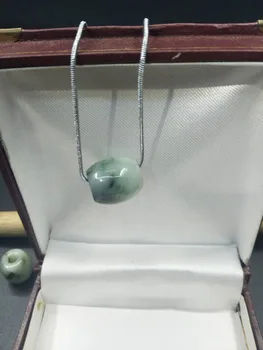 

Genuine natural a Burma jade green flowers floating Passepartout pendant auspicious jade jade transfer beads pendant