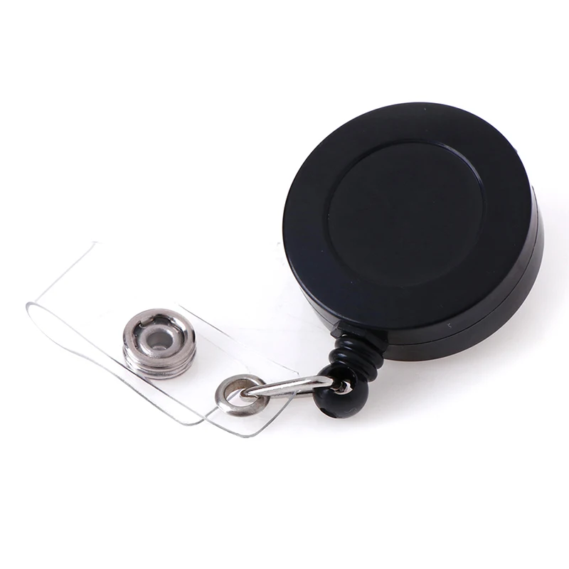 Retractable Pull Key Chain Reel ID Card Badge Keychain Holder Recoil Belt Clip