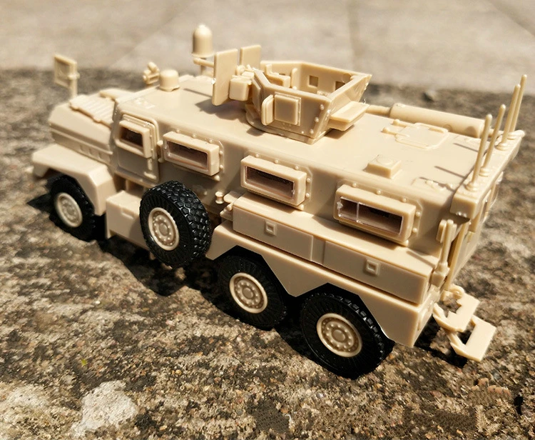 Модель наборы 1/72 грузовик США COUGAR 6*6 DIY строительные блоки набор игрушки для детей раннее образование игрушки Brinquedos подарок