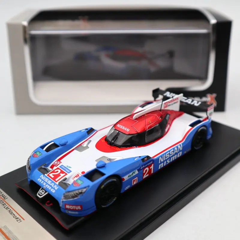 Премиум X 1:43 GT-R LM Nismo#21 Le Mans синий PRD544J литье под давлением модели автомобиля Ограниченная серия Коллекция игрушек автомобиль