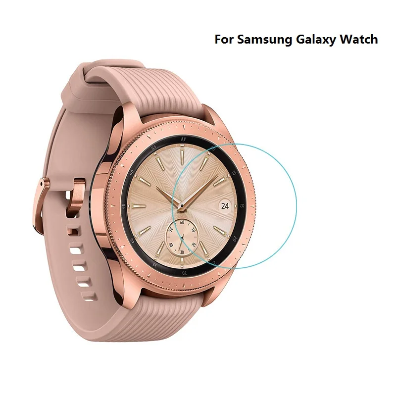 42mm 46mm New Tempered Glass Ultra-thin Clear Film For Samsung Galaxy Watch Screen Protector Free shipping | Электроника