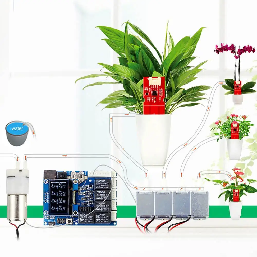 Elecrow 2 шт./лот емкостный датчик влажности почвы для Arduino Емкостное Измерение