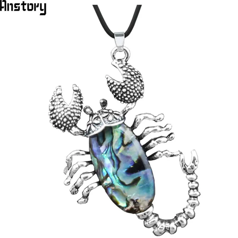 

Scorpions Pendant Necklace Vintage Shell Chokers Necklace For Women Antique Silver Plated Fashion Jewelry