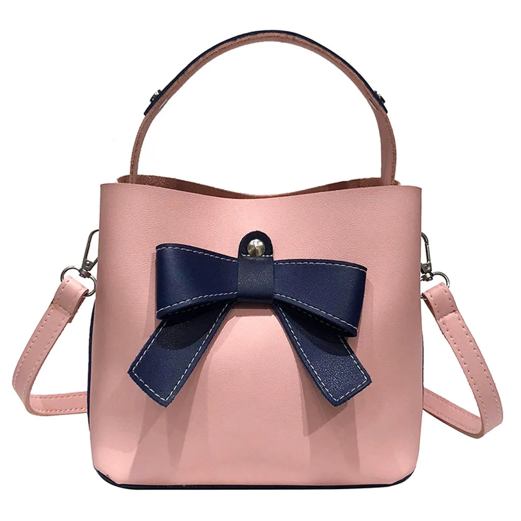 

Fashion Bucket Bag Simple Shoulder Bag Women Cute Women Messenger Bag Leather Handbag Women 2019