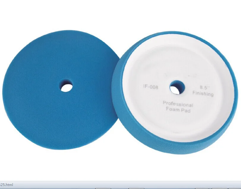 Almofada de Espuma de Acabamento Azul Concave Lustrando Pad & Polimento Carro Acabamento Americano Material Como Turtie Cor 8.5 Car