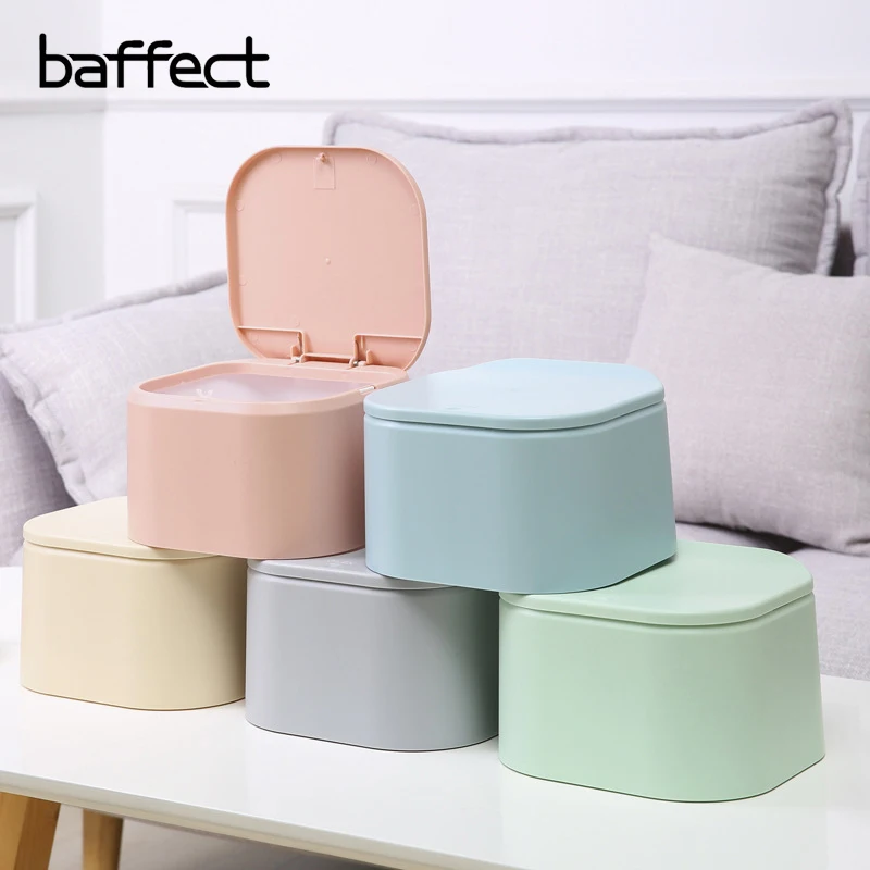 

Desktop Small Trash Can Waste Bin Office Small Trash Bin Living Room Household Waste Can Small Desktop Garbage Basket Table