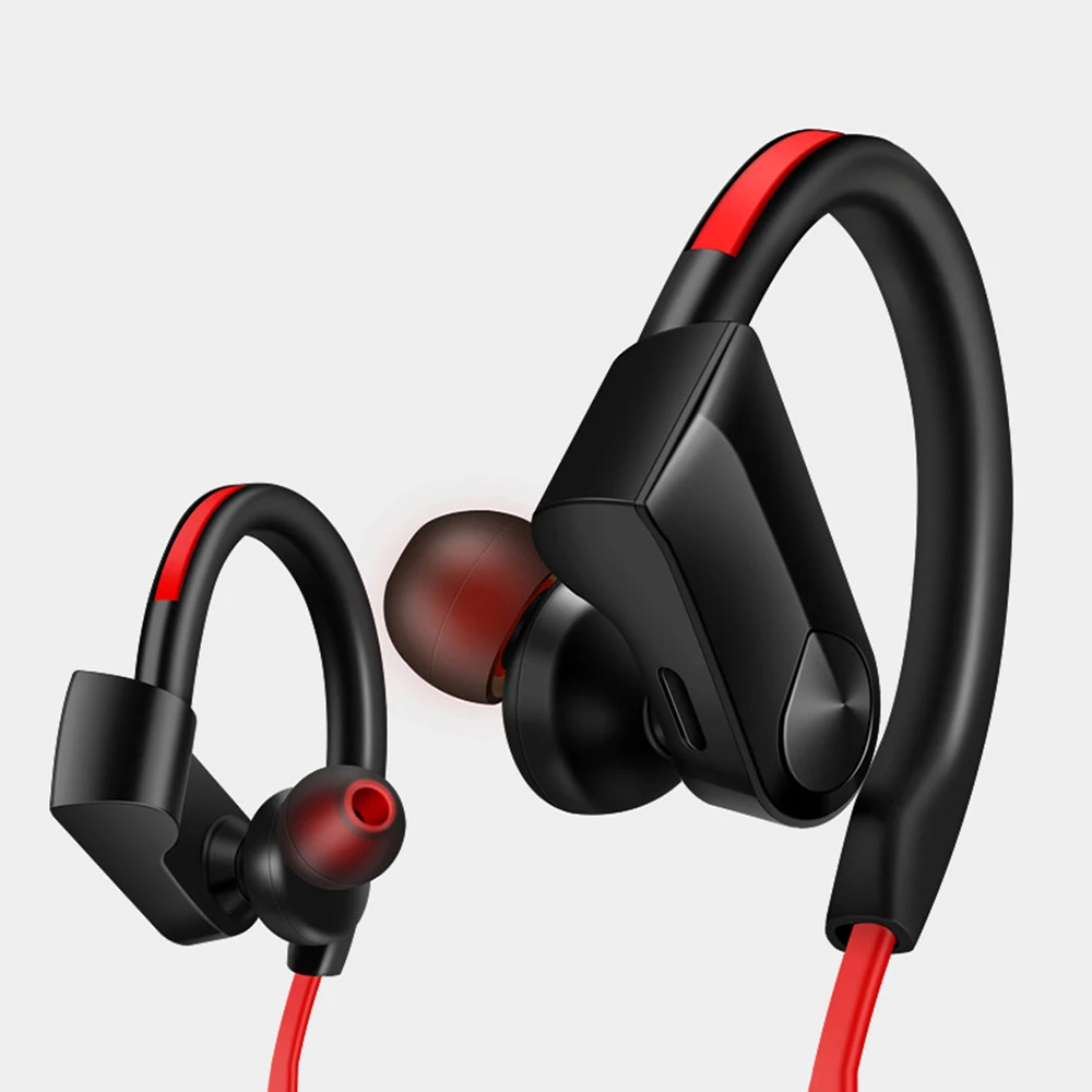 Беспроводные Bluetooth наушники свободные руки спортивные басы для звонков и
