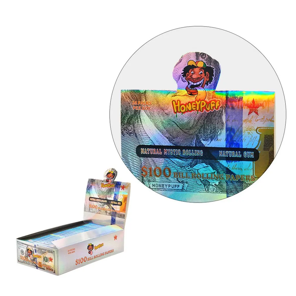 Свернутые кончики натуральный Prerolled для сигареты рулонной бумаги уникальный